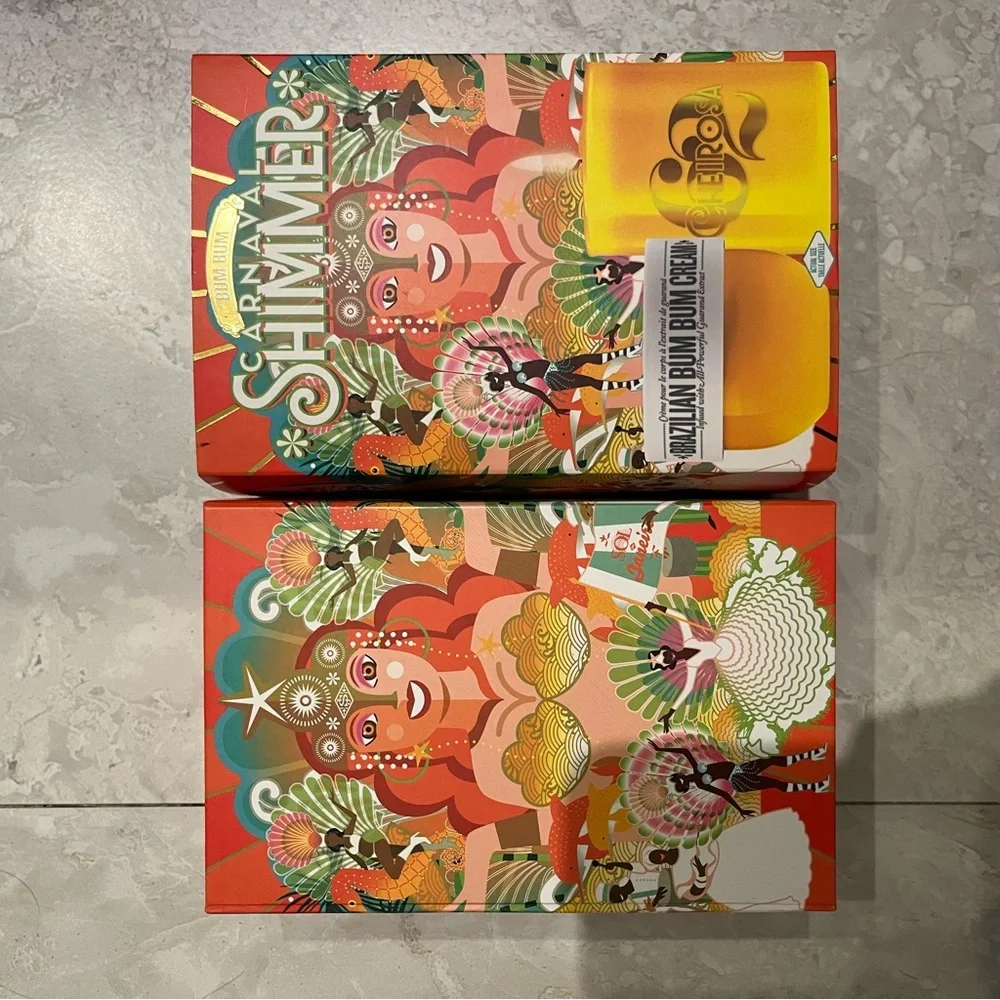 Empty box Sol de Janeiro bum bum Shimmer Carnival Storage Gift Organizer